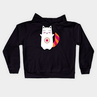 Cat Superhero Kids Hoodie